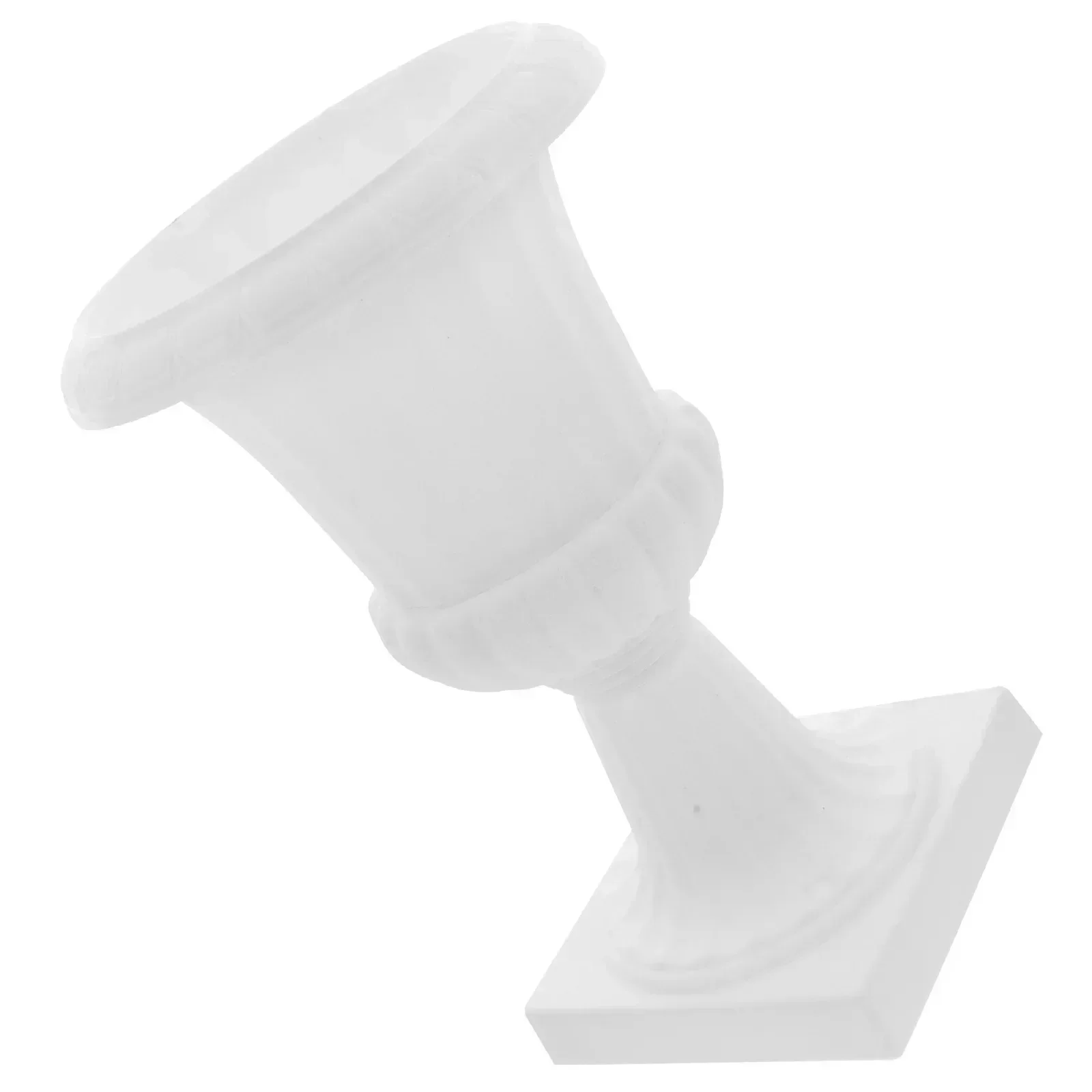 White Indoor Planter Plastic Roman Planter Garden Succulent Container Front Porch Removable Flower Pot Wedding for Outdoor