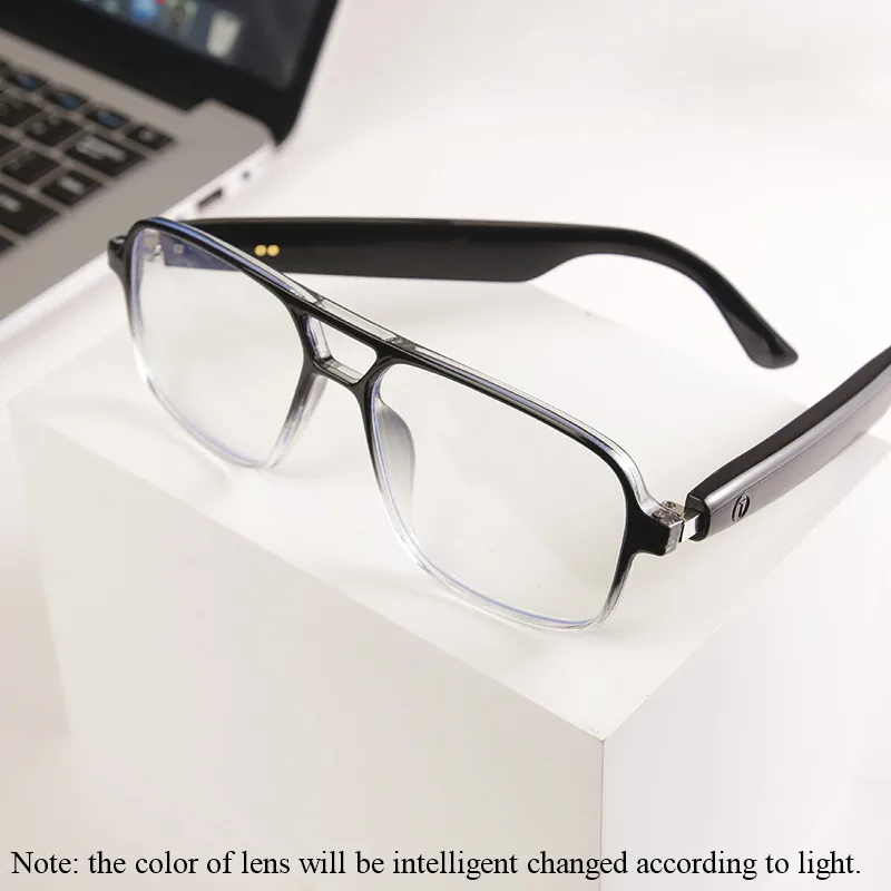 2025 Smart Glasses GS10 Men Women Color Change Glasses BT Call Voice Assistant Remote Camera Music Playback Smart Touch Control