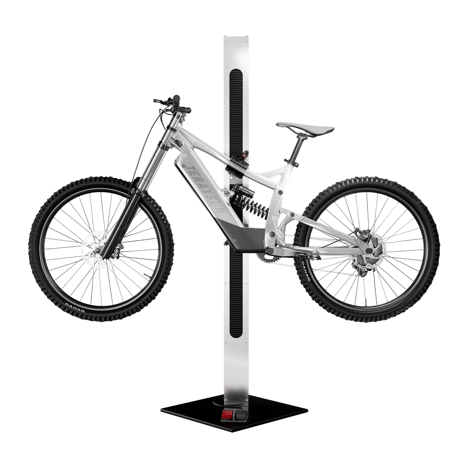 Automatic Lifting & 360 Degree Rotation Aluminum Alloy Electric Bike Repair Stand Max Load 80kg Bike Storage Trainer Accessory