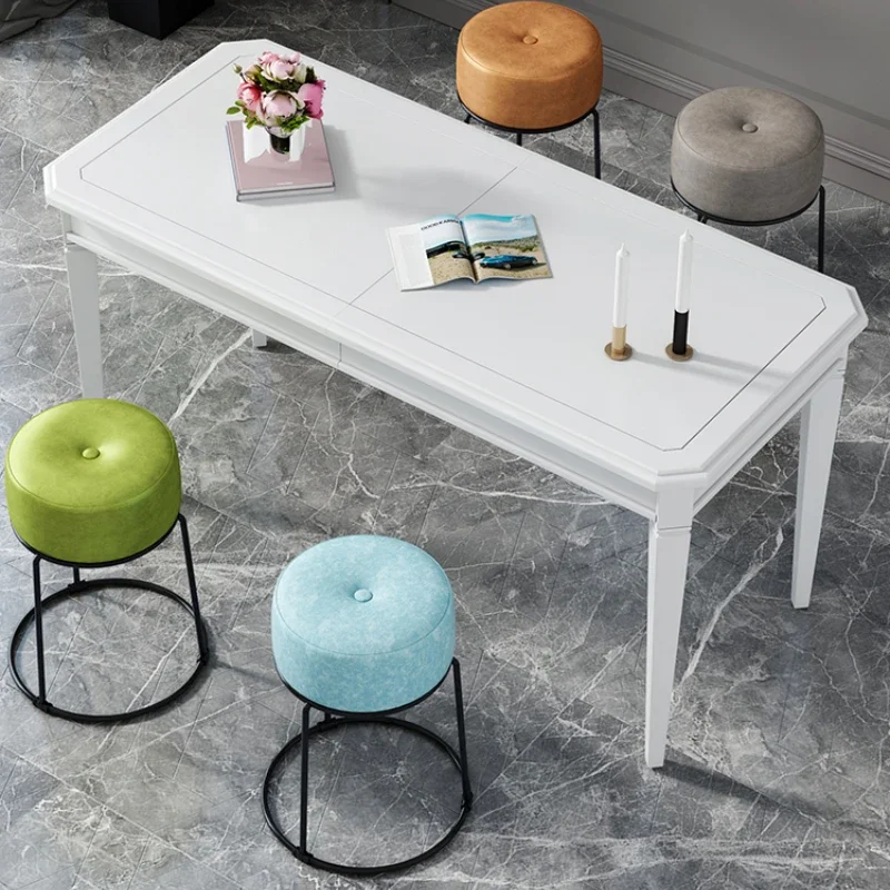 

Dresser White Lamb Wool Dining Chair Luxury Leisure Stool Living Room Furniture Home Luxury Stool Restaurant Chair Kitchen