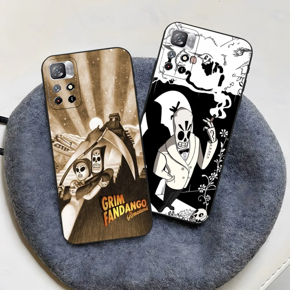 Game Grim Fandango Phone Case for Xiaomi Redmi Note 13 12 11 9 Ultra 10 Lite POCO F4 F5 X5 Pro Plus Cover