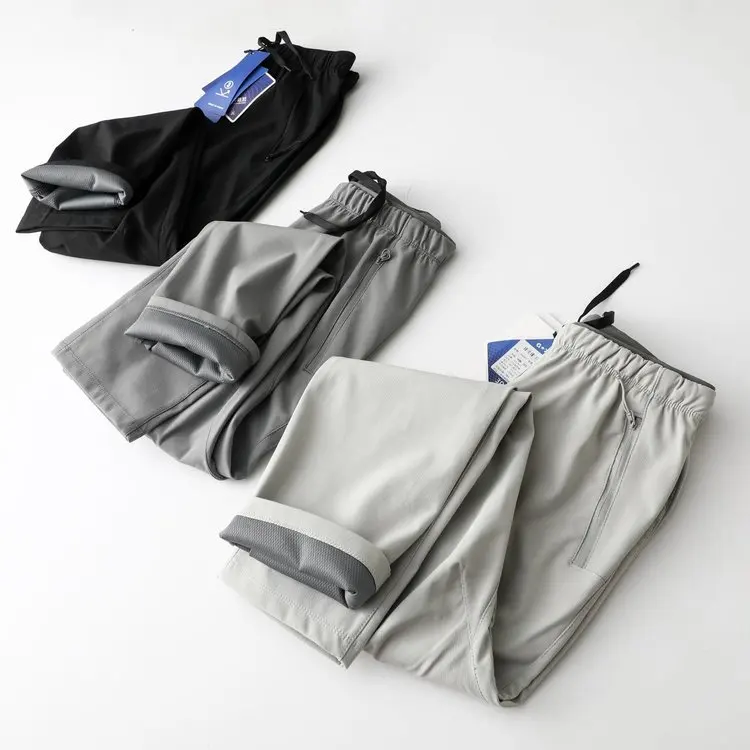 

Men's Outdoor Sports Soft ell Pants Casual Trousers Windproof Water Repellent 3D Tailoring Straight Leg Fit for Autumn