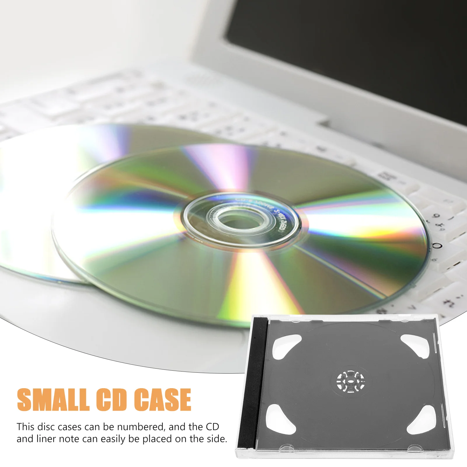 6pcs CD Cases Practical CD Holders Portable Disc Storage Organizers DVD Boxes for Home cd box cd boxes