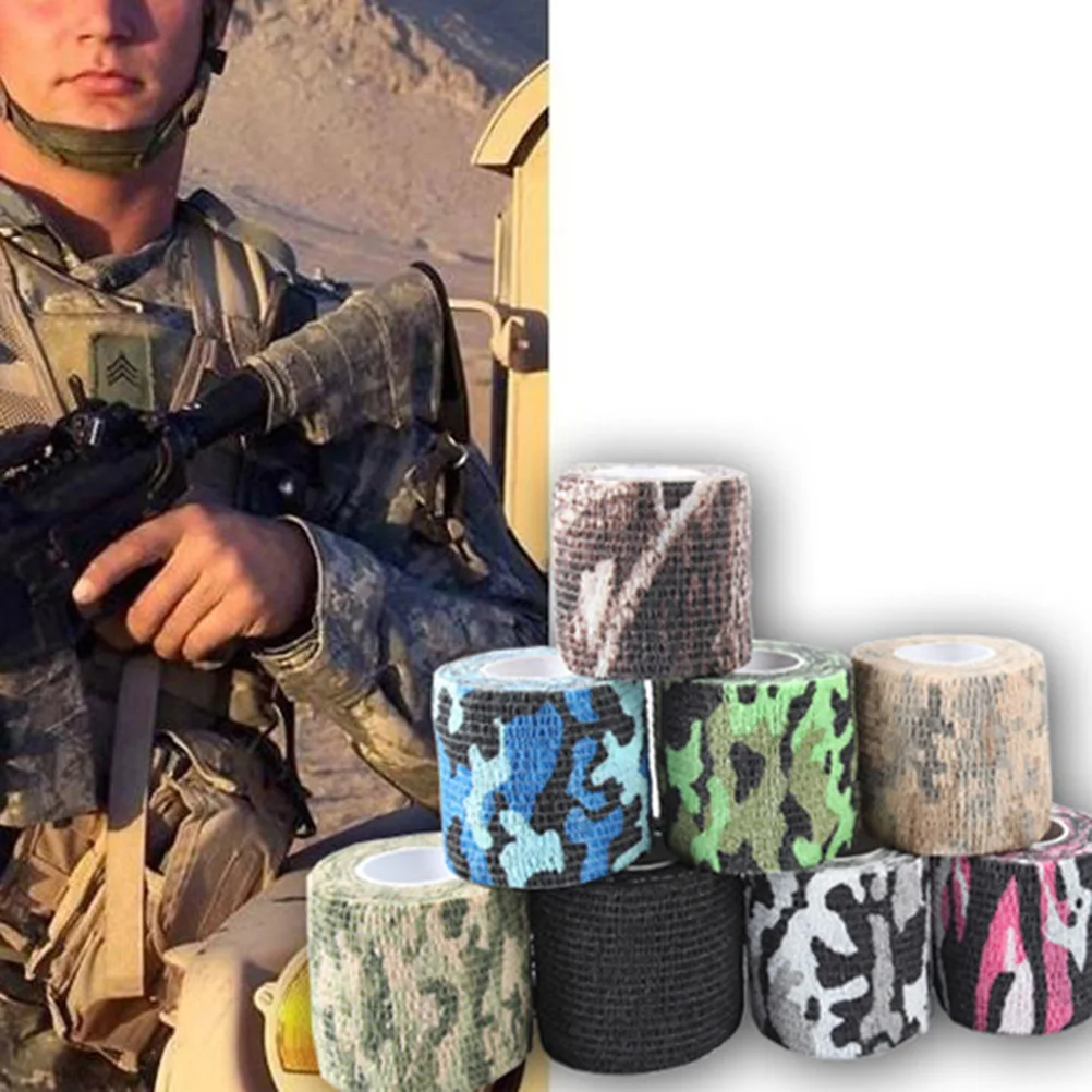 

3 Pcs Elastic Bandage Concealment Aid Self-adhesive Treatment Outdoor Wrap Emergency Gauze