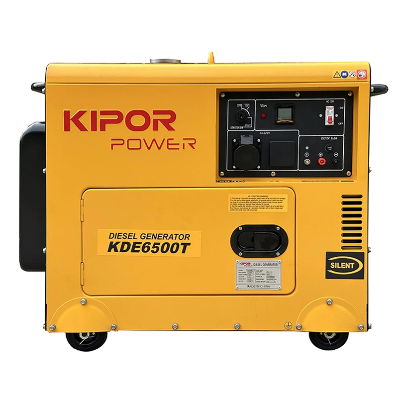 

KIPOR POWER 7 кВт однофазный бесшумный дизельный генератор 220 В 50 Гц малошумящий генератор