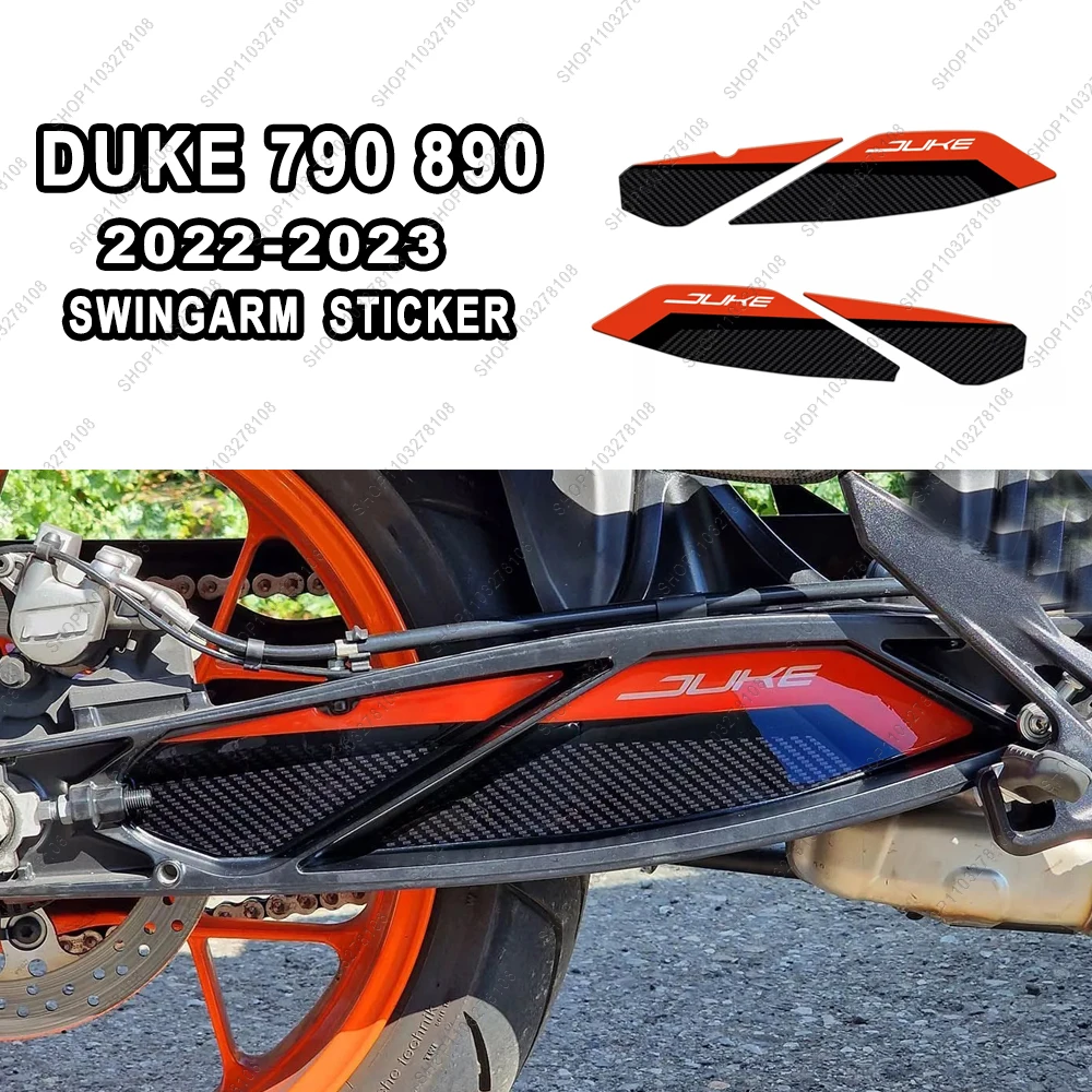 

Motorcycle Accessories Swingarm Protector sticker Waterproof 3D Epoxy Resin Stickers Kit for Duke 790 890 2022-2023 kit Decals