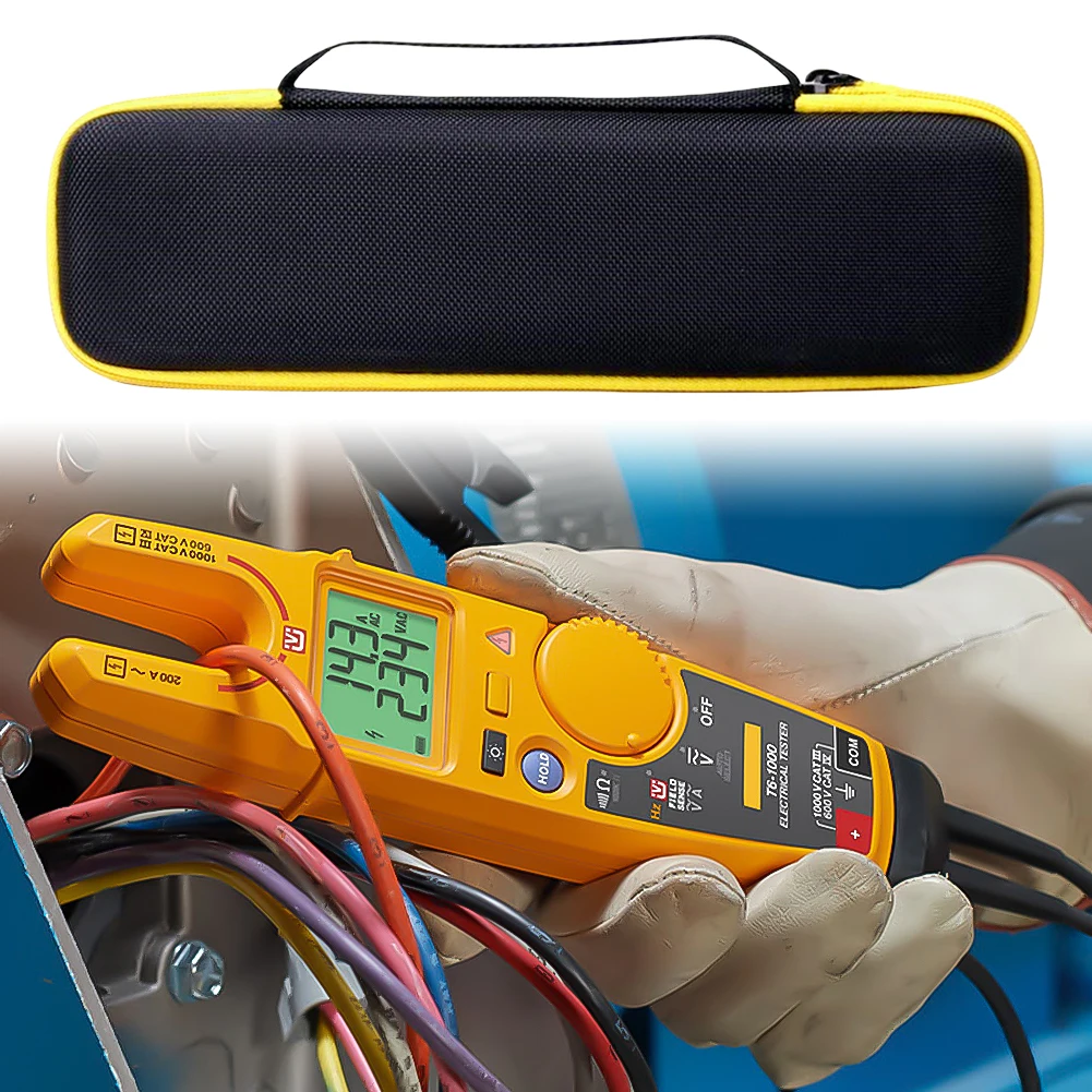 

EVA Hard Case Waterproof Protective Travel Carrying Bag with Mesh Pocket Hard Shell Case for Fluke T5-1000/T5-600/-1000/-600