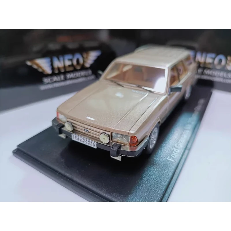 

Neo Resin 1:43 Ford Granada MK2 Turnier Ghia Station Wagon Car Model Classics Adult Souvenir Gift Static Display
