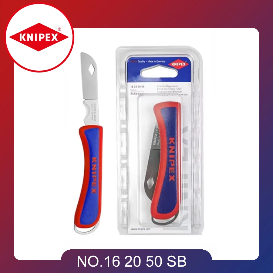 

KNIPEX 162050SB Folding Knife for Electricians Plastic 200 mm Utility Knife