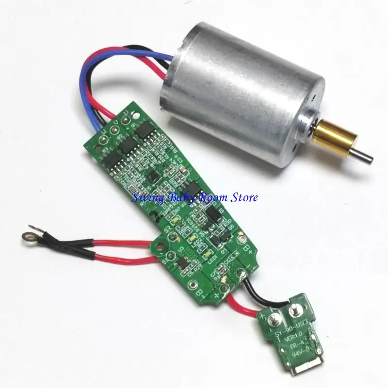 K1AD Electric Hair Cutter Board and Motor for HC90 Repair, with PCB Control Boards, Leads, and Separate or Paired