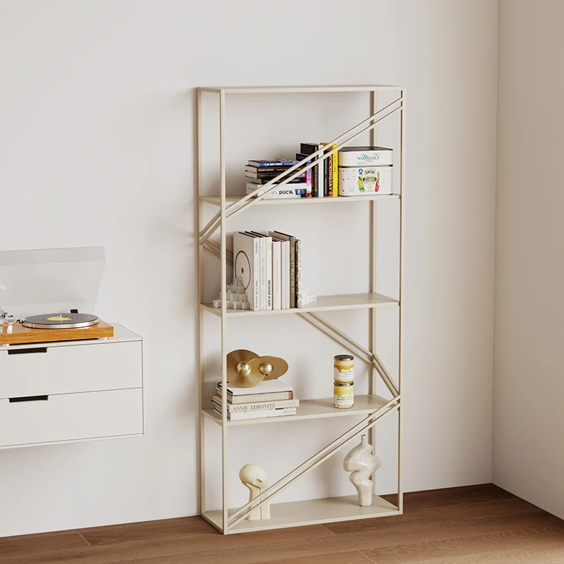 

Wrought iron shelves, living room, office, bookcase, partition, multi-layer combination shelf, bedroom display shelf