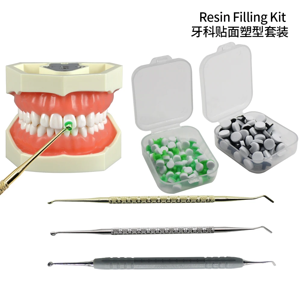 

Ассортимент держателя стоматологической композитной легкой смолы, передний и задний инструмент из композитной смолы, набор для стоматологического наполнения