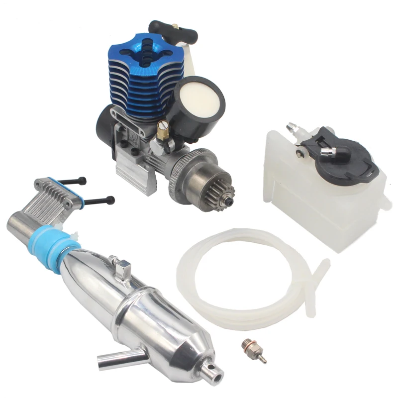 HSP 02060 VX18/XV16 エンジン 2.74CC プルスターター ブルー RC 1/10