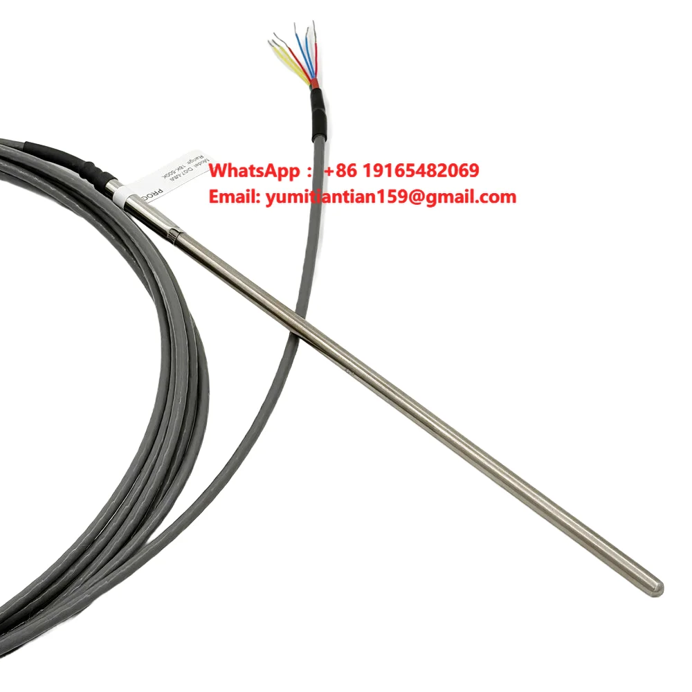 Di07-MMI1 Four Wire Armored Diode Probe ±0.1-1.0K High Accuracy 10μA Input for Industrial Cryogenic Environment Measurement