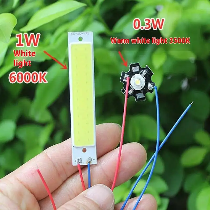 5Pcs Double LED Light Board With Control Switch DC 3.7-5V Flashlight Night Lighting Desk Lamp DIY Accessories