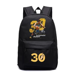 printed student school bag youth black backpack casual outdoor travel bag suitable for boys and girls