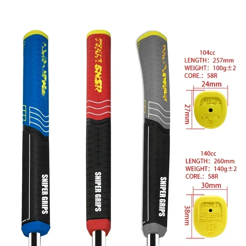 

SNSR Golf Club Putter Grip,Rubber Grip, Pistol Shape Putter Grips ,