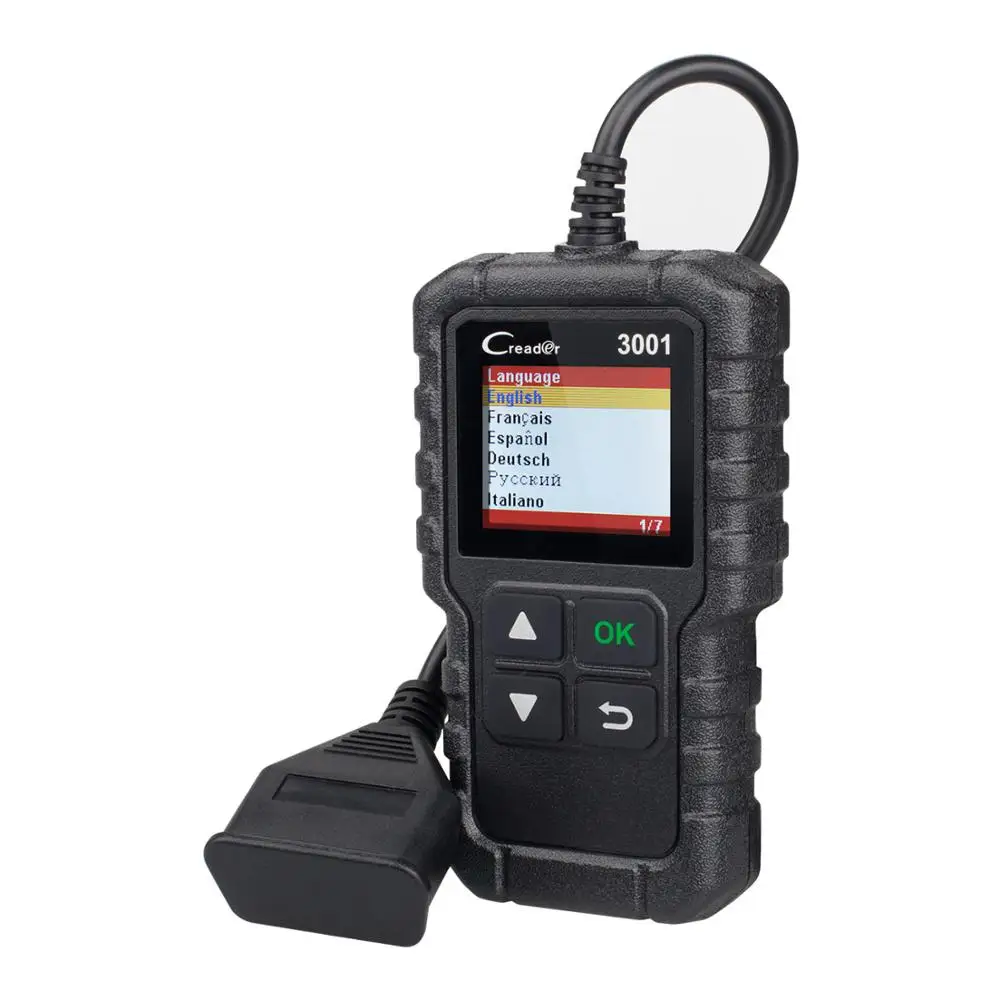 For Launch CR3001 Support Full OBDII/EOBD function Read & Clear DTCs and Read Live Data