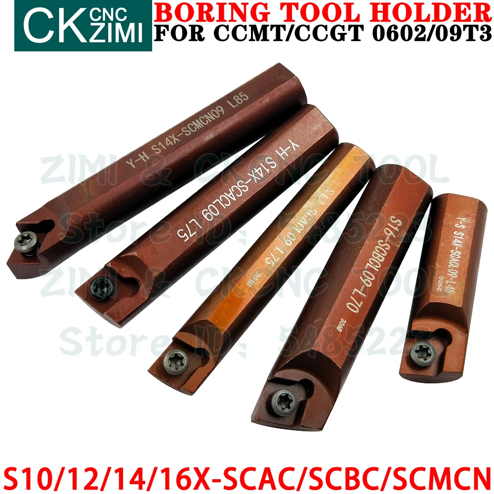 S10X S12 S14X S16X SCACL09 SCACR09 SCBCL06 SCBCR06 SCBCL09 SCBCR09 SCMCN06 SCMCN09 Federstahl Bohrwerkzeughalter zum Drehen CNC-Bohrwerkzeughalter