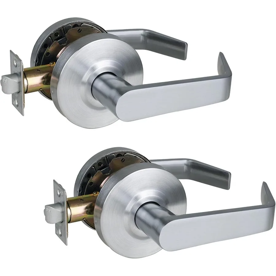 مجموعة مقبض رافعة باب الممر التجاري شديد التحمل مع قائمة UL وشهادة تصنيف الحريق لمدة 3 ساعات بدون مفتاح لـ Ha