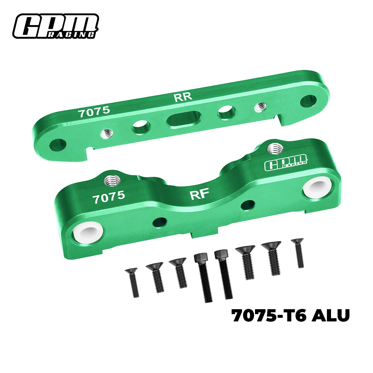 GPM ARRMA 1/5 Kraton 8S EXB ARA5808V2 Outcast 8S EXB Alu 7075 Soporte de suspensión inferior trasera