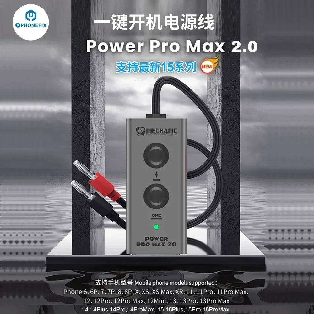 

MECHANIC Power Pro Max 2.0 для iPhone X-15PM Тестовый кабель питания Вход Type-C с 15 FPC Flex One-key Start Boot Line