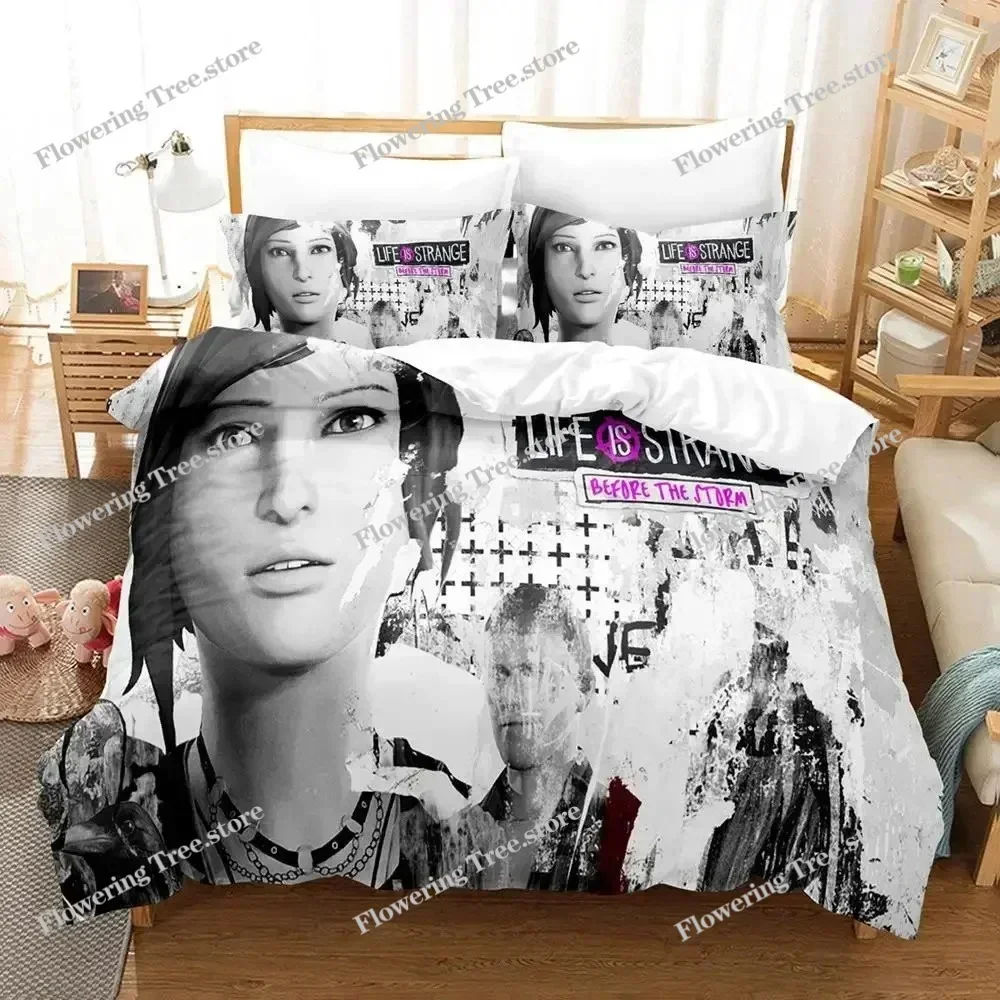 

Game Life is Strange Before the Storm Bedding Set Boys Girls Twin Queen Size Duvet Cover Pillowcase Bed Kids Adult029963