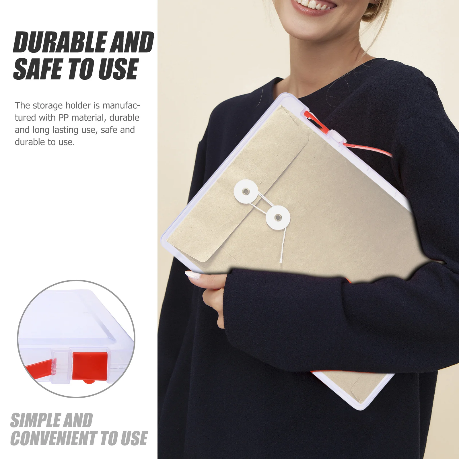 Desk Organizer PP Material Household File Organizer Multi-Function Office Supply Desktop File Case Sundries Storage