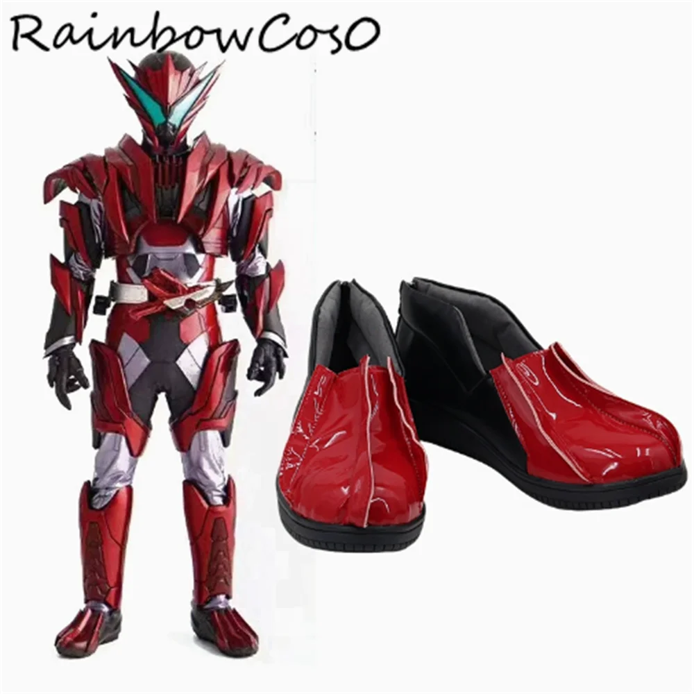 Jin Kamen Rider Jin Cosplay Shoes Boots Game Anime Party Halloween RainbowCos0 W4805