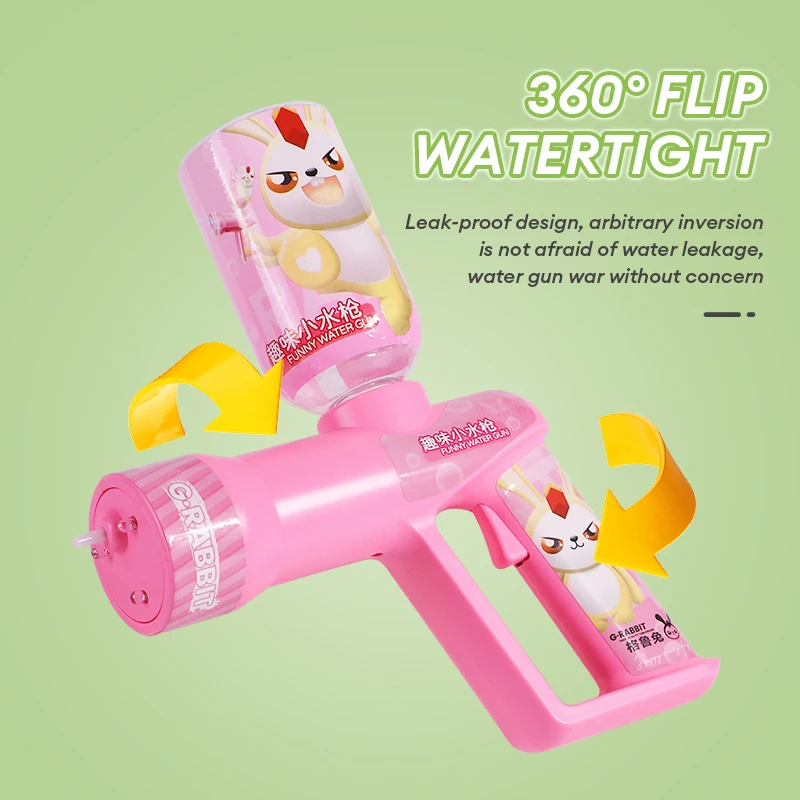 Pistola ad acqua divertente completamente automatica Light Up Toy bambini Summer Party pistola ad acqua elettrica giocattoli da esterno in cotone per ragazzi ragazza regali per bambini