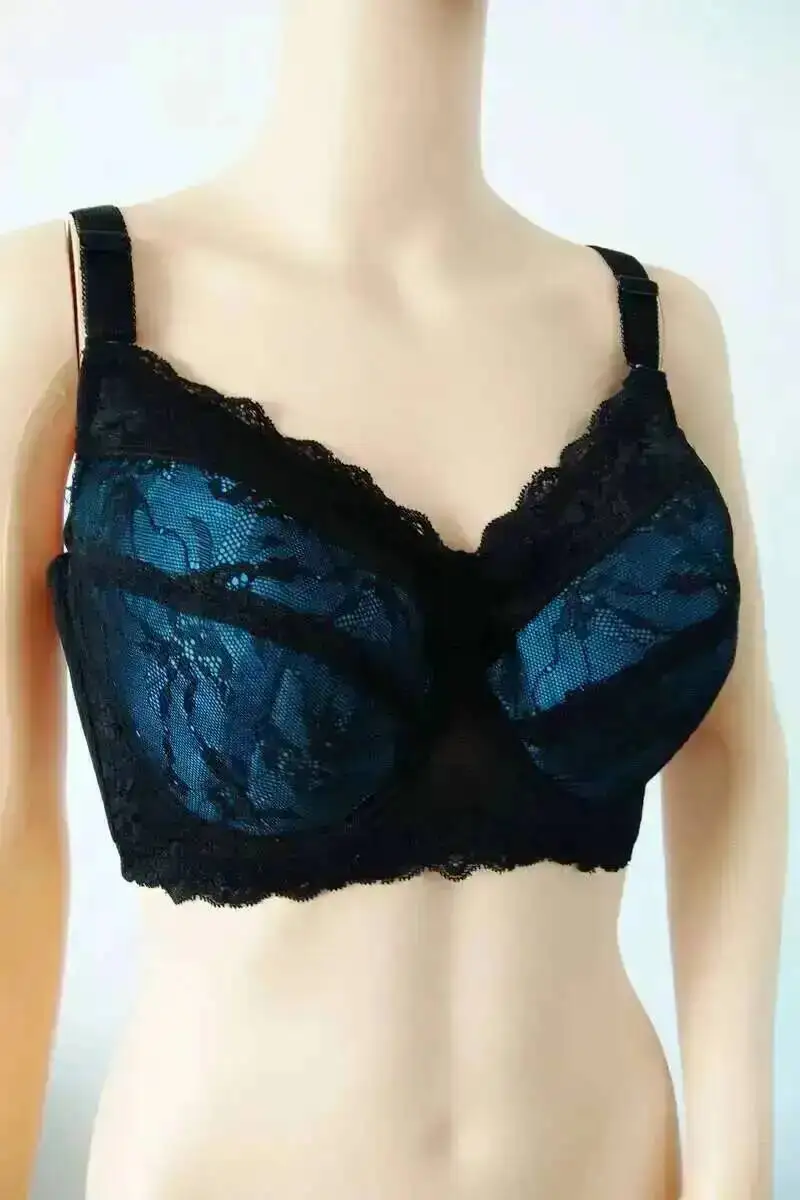 34-48 bielizna Plus duży rozmiar fiszbiny Top Bh Bralette koronkowa seksowna damska biustonosz Intimates biustonosz B C D E F G H kubek — zdjęcie 6