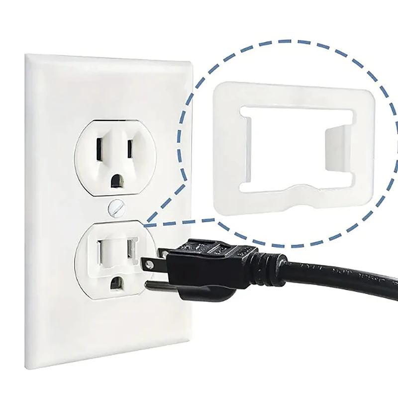 

10Pcs Socket Stabilizer For Fix Loose Plugs Made Of Flame-Retardant PC Material To Prevent Power Outages And Drops