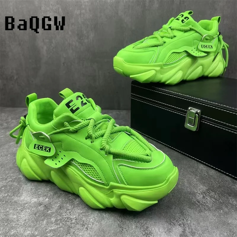 Men Chunky Sneakers Casual Designer Running Shoes Fashion Non-slip Luxury Brand Shoes for Men Vulcanize Shoes Zapatos De Hombre