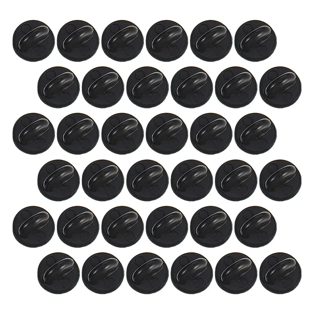 300 قطعة شكل دائري دبوس أقفال المطاط فراشة دعم لشارات بروش دبابيس التلبيب قبضة قوية السحابات مثالية للحفلات #5