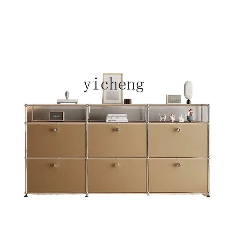 ZK Zhonggu USM Module Combination Sideboard Cabinet Living Room Storage Locker Stainless Steel Chest of Drawers