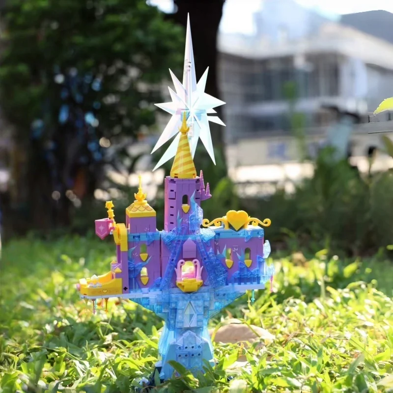 

My Little Pony Series Building Blocks Anime Friendship Castle Liuhe Small Particle Assembly Model Toy Ornament Collectible Gifts