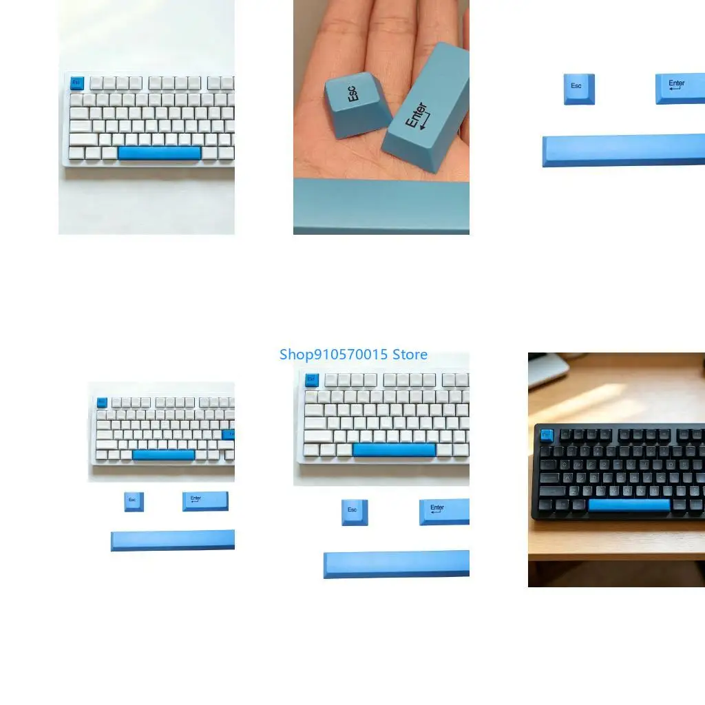 B95C High Quality PBT Keycap Set Esc Enter 6.25u Space Bar Enhances Typing Experience