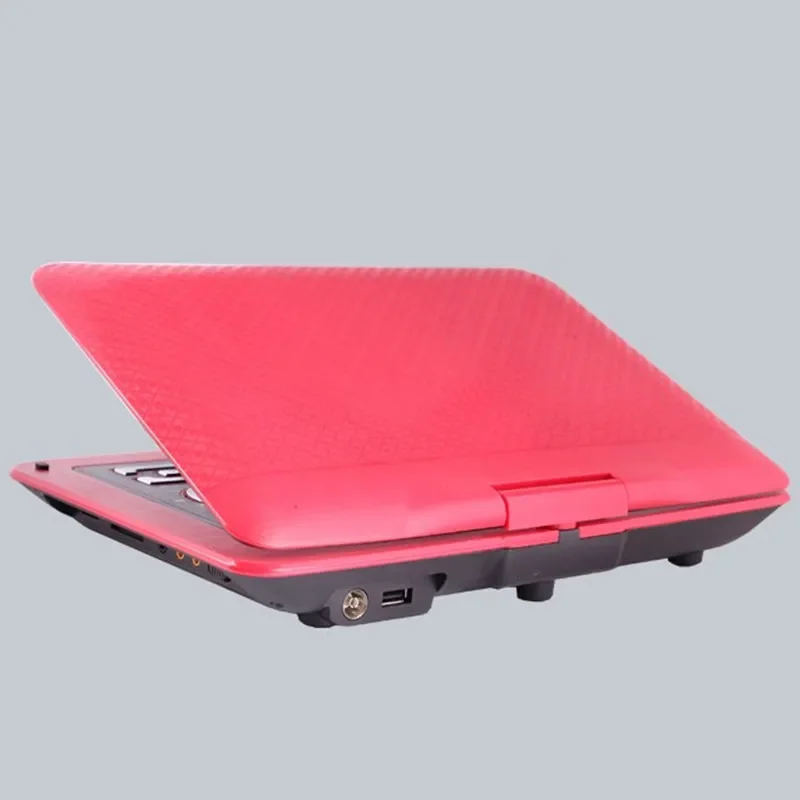 المحمولة DVD VCD CD EVD لاعب المحمول HD آلة الفيديو آلة فيديو U القرص واجهة التلفزيون AV USB 2.0 المدخلات إخراج مكبر صوت