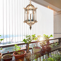 Vintage Industrial Ceiling Pendant Light Antique Bronze Cage Design IP44 Waterproof for Indoor/Outdoor Cafe Garden