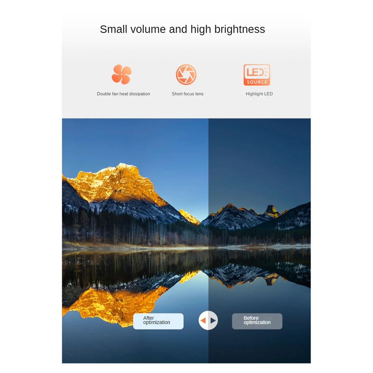 At42 mini projetor 1080p projetores de filmes sem fio 100 polegadas mesma técnica de tela home theater player de vídeo plugue da ue-b