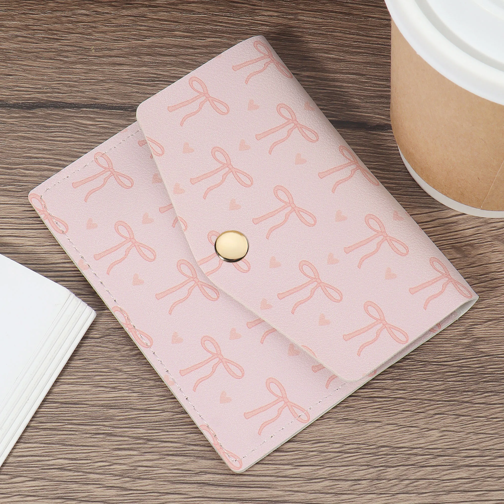 Portefeuille court pour femmes mignon et à la mode, sac de rangement pour cartes de crédit de haute qualité, portefeuille pour femmes multi-fentes simple et décontracté pour voiture