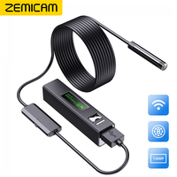 Wifi Endoscope Camera Car Inspecton Borescope 8MM 2.0MP Mini Wireless Endoscopy Waterproof 8 LEDs for Iphone Androids Phones PC