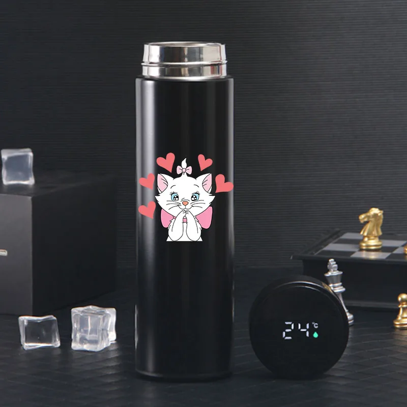 

Disney The Aristocats Marie Portable Stainless Steel Water Drinking Water Bottle Outdoor Sport Travel Mug Stainless Steel Bottle