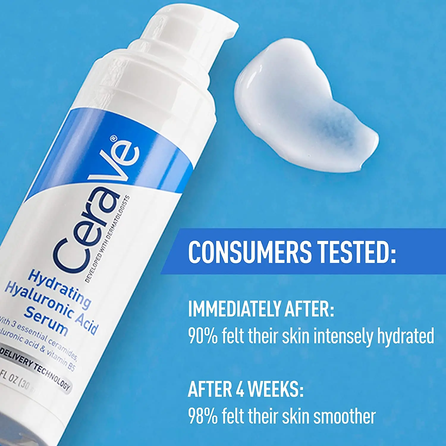 30ml CeraVe Skin Renewing Retinol Resurfacing Hydrating Hyaluronic Acid Serum For Post-Acne Marks and Skin Texture Pore Refining 3