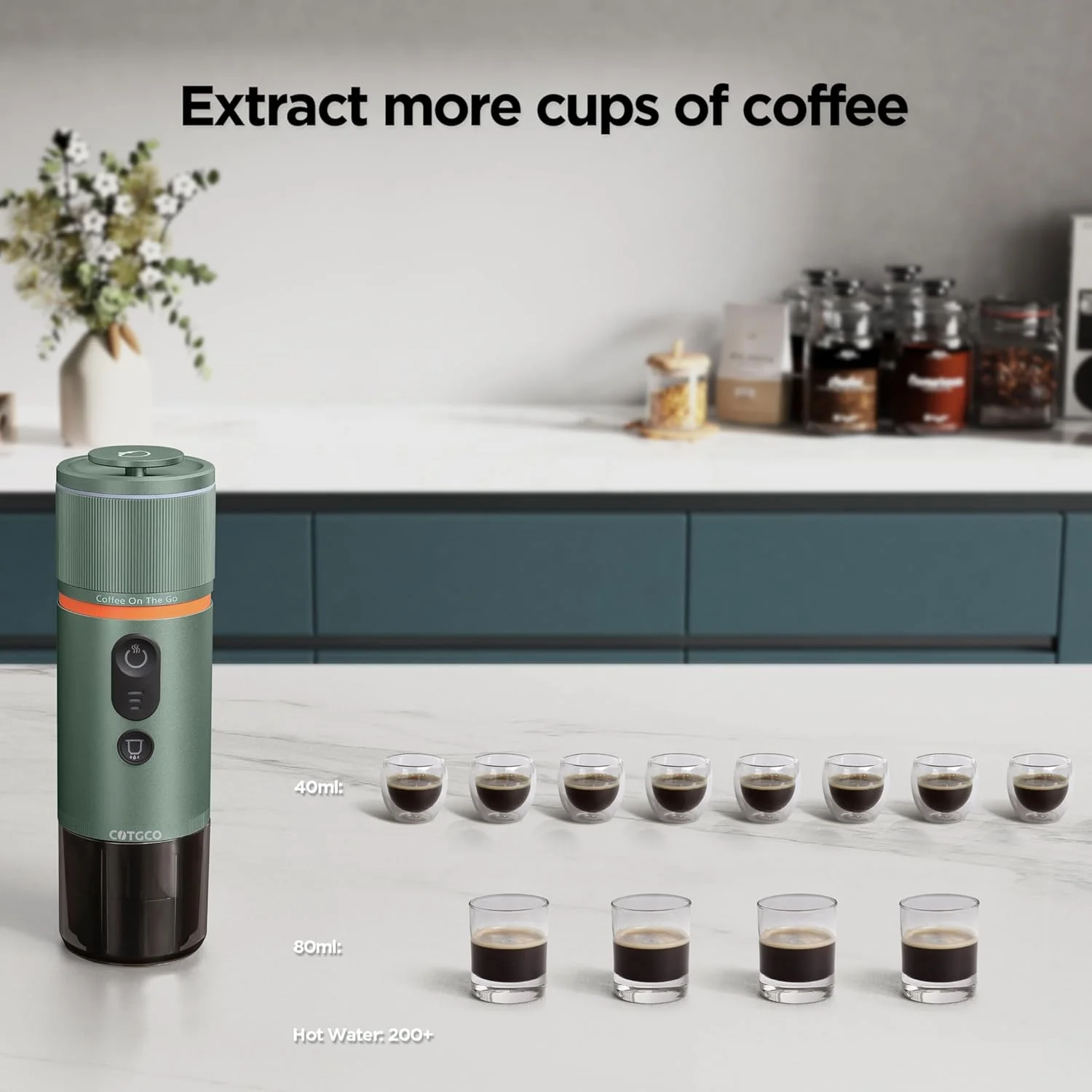 Portable Espresso Coffee Machine: 12V Electric Travel Expres