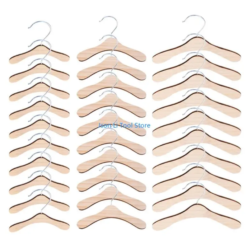 

Y08D 10 pcs Dog Clothing Hanging Rack Pet Apparel Hangers Puppy Dog Accessories
