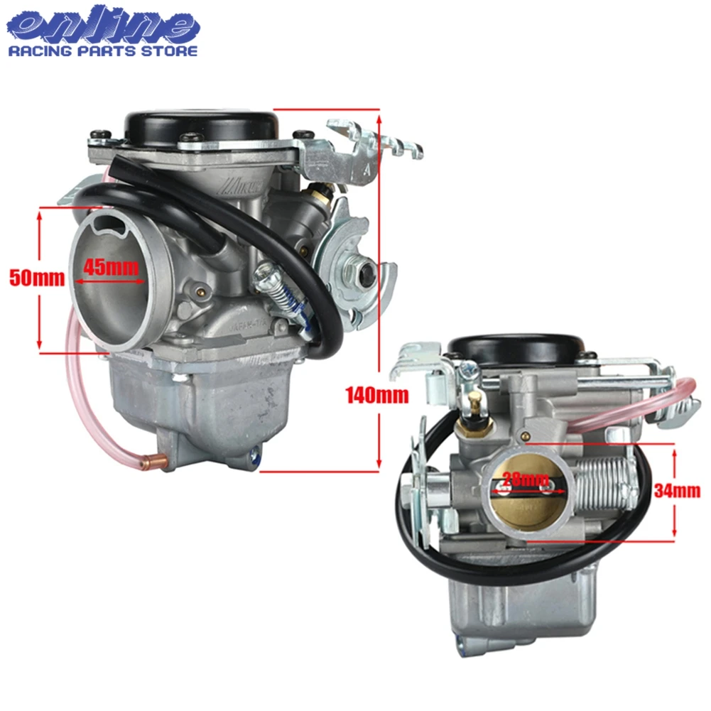 For WangJiang Suzuki GN 200 GN200 GS200 GN200 QM200GY JIANSHE QingQi 250 JS250 QM250GY Motorcycle Carburetor 28mm Dirt Pit Bike