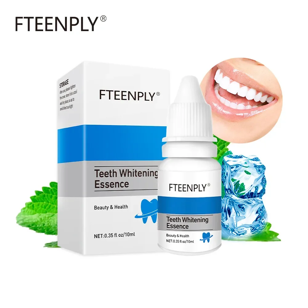 FTEENPLY Teeth Whitening Essence Powder Oral Hygiene Cleaning Serum Removes Plaque Stains Tooth Bleaching Dental Tools Care