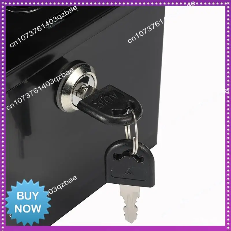 Caixa de doação de ltem quente com fechadura-caixa de sugestão de acrílico com slot, caixa de bloqueio de cédula com suporte de sinal para rifa, votação