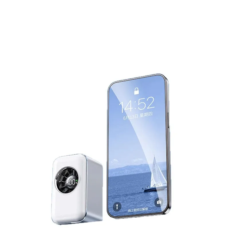 

Can clip strap small fan, mini neck refrigeration small air conditioner, portable stroller clip fan USB charging